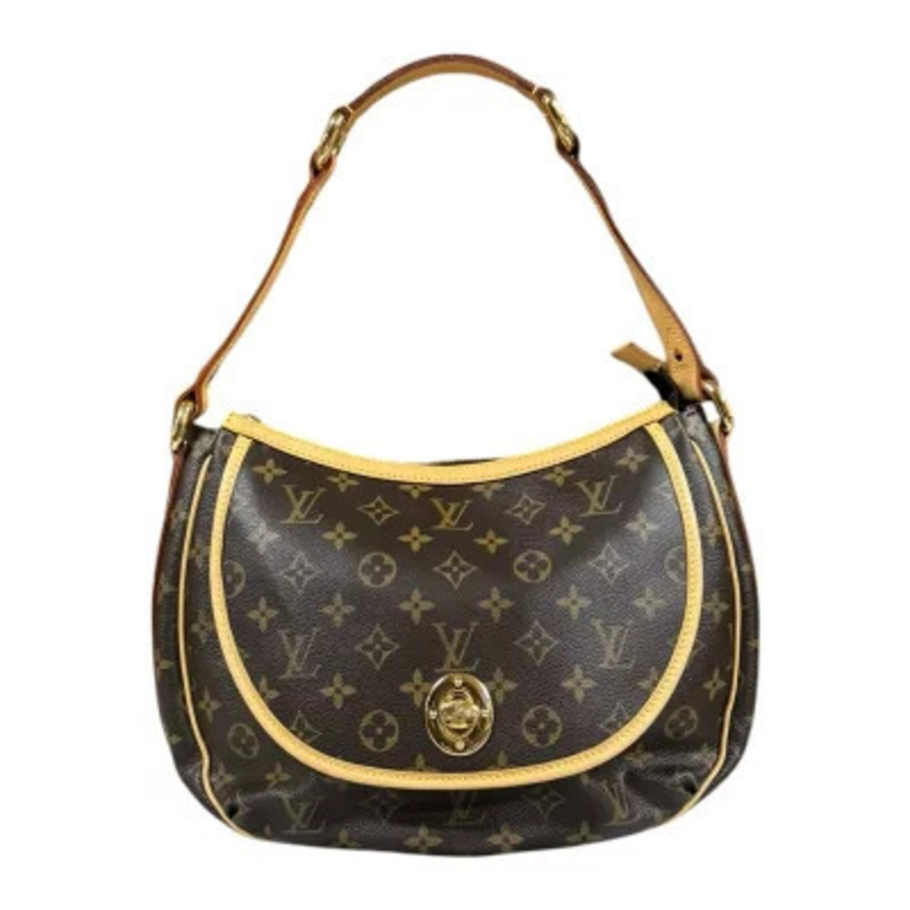 Louis Vuitton Tulum Monogram Shoulder Bag Canvas Brown